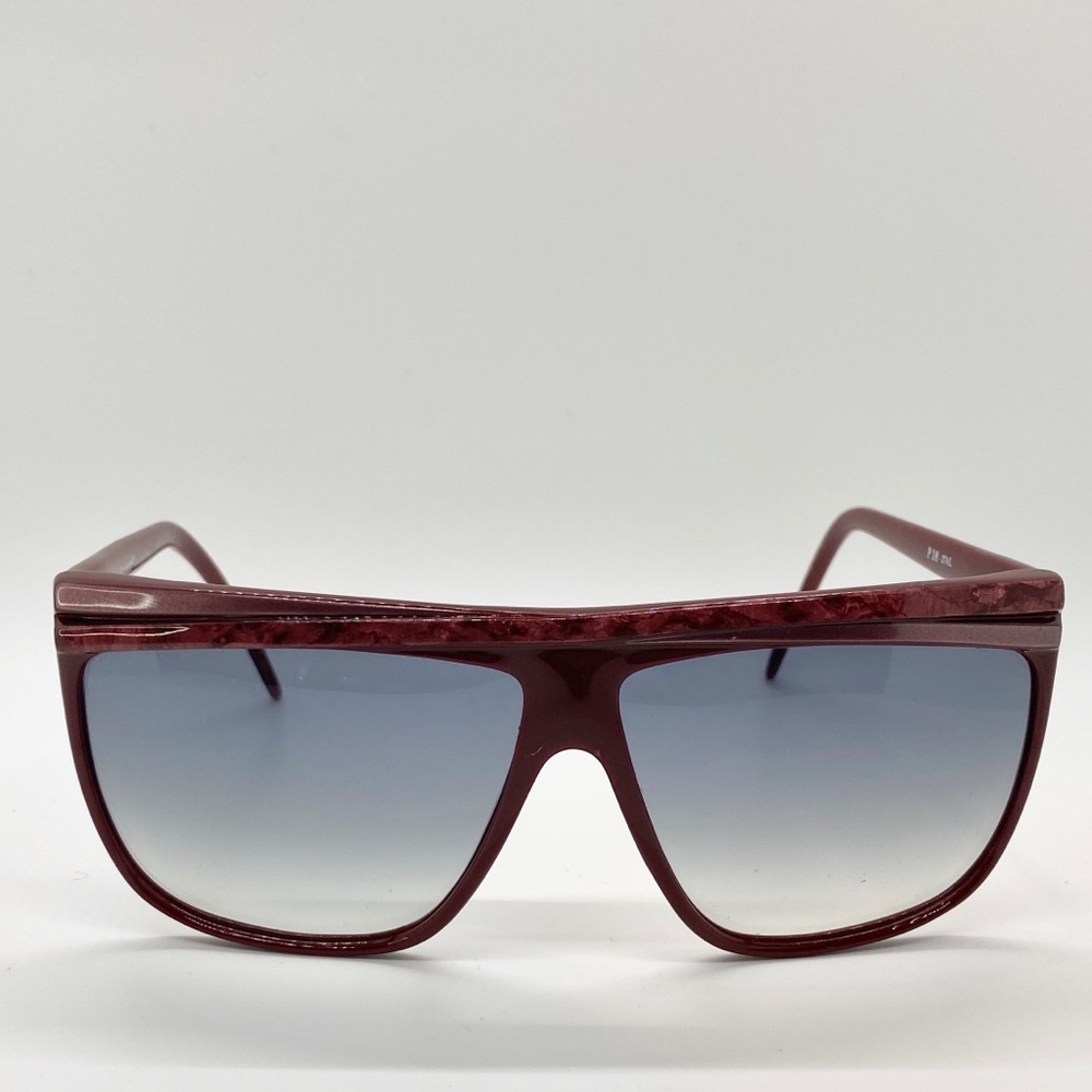 Vintage Laura Biagiotti Burgundy Sunglasses